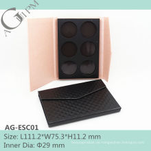 Qute & spezielle rechteckige Papier Lidschatten Fall AG-ESC01, AGPM Kosmetikverpackungen, benutzerdefinierte Farben/Logo